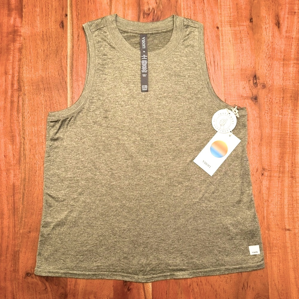 Vuori Energy Top Long - XS Pistashio Heather - NWT